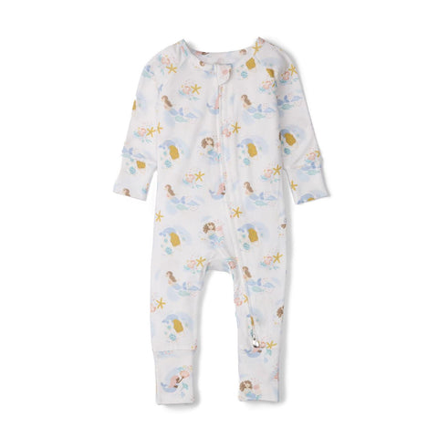 Loulou Lollipop Sleeper - Mermaids-BA1002U.MER.1-Pumpkin Pie Kids Canada