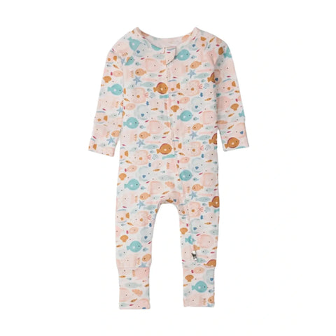 Loulou Lollipop Sleeper - Sun-kissed Shoal-BA1002U.SKS.3-Pumpkin Pie Kids Canada