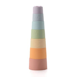 Loulou Lollipop Stacking Cups - Rainbow-Pumpkin Pie Kids Canada