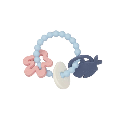 Loulou Lollipop Teething Charms - Sharks-TCM-009-BFG-Pumpkin Pie Kids Canada