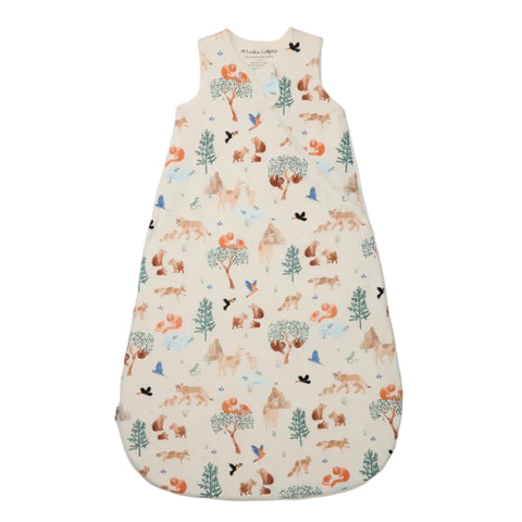 Loulou Lollipop Tencel Sleep Bag - Llama Adventures-BA9004U.LL.7.1.0T-Pumpkin Pie Kids Canada