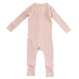 Loulou Lollipop Waffle Sleeper - Blush Pink-Pumpkin Pie Kids Canada