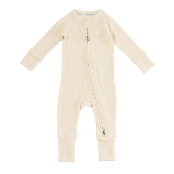 Loulou Lollipop Waffle Sleeper - Coconut Milk-BA1001U.CCM.1-Pumpkin Pie Kids Canada