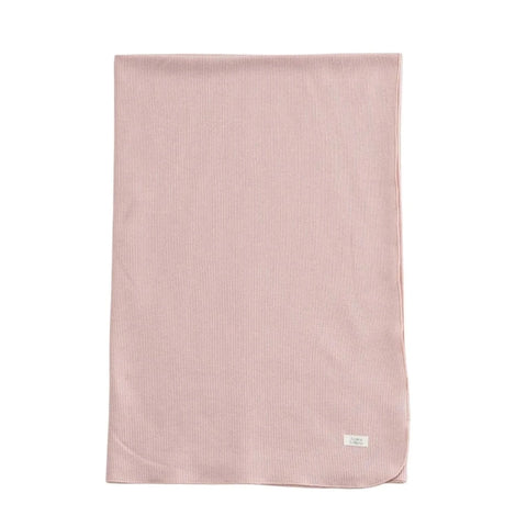 Loulou Lollipop Waffle Stretch Knit Blanket - Blush Pink-BA8004U,BLP.6-Pumpkin Pie Kids Canada