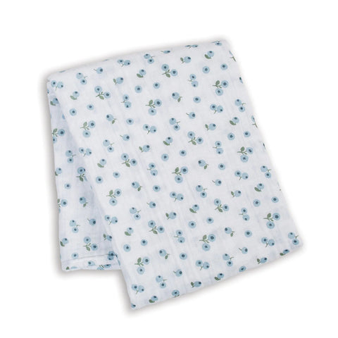 Lulujo Muslin Blanket - Blueberries-Pumpkin Pie Kids Canada