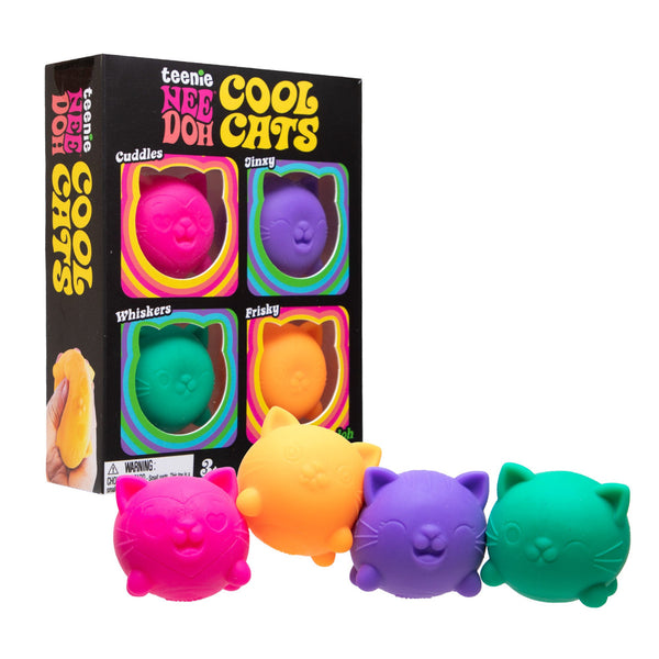 NeeDoh Teenie Cool Kittens Multipack - Assorted-MPCCTND-Pumpkin Pie Kids Canada