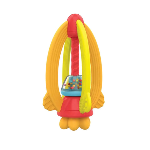 Manhattan My Rocket Baby Rattle & Teething Toy-MT216760-Pumpkin Pie Kids Canada