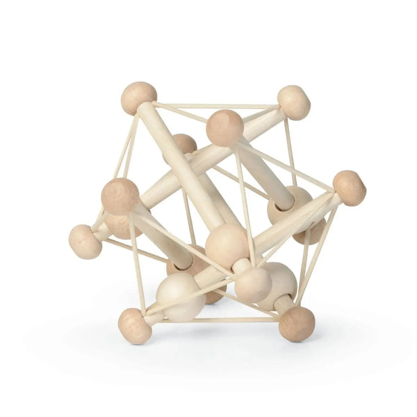 Manhattan Toy Skwish Rattle & Teether Toy - Natural-Pumpkin Pie Kids Canada