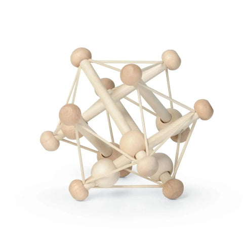 Manhattan Toy Skwish Rattle & Teether Toy - Natural-Pumpkin Pie Kids Canada