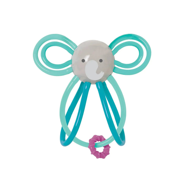 Manhattan Toy Winkel Elephant Rattle & Sensory Teether-MT215870-Pumpkin Pie Kids Canada