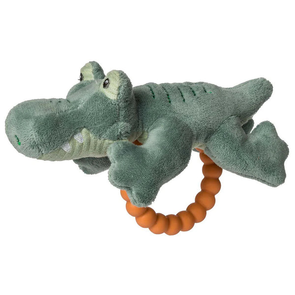 Mary Meyer Teether Rattle - Alligator-MM43240-Pumpkin Pie Kids Canada