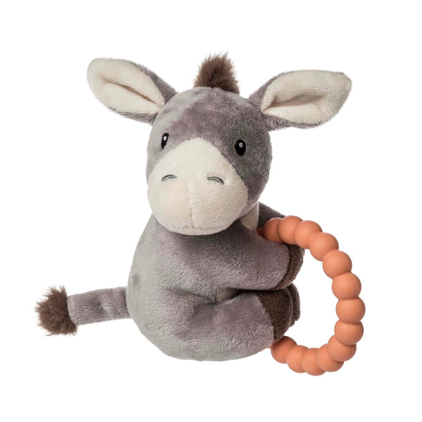 Mary Meyer Teether Rattle - Dusty Donkey-MM43290-Pumpkin Pie Kids Canada