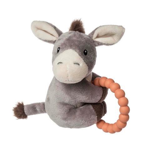 Mary Meyer Teether Rattle - Dusty Donkey-Pumpkin Pie Kids Canada