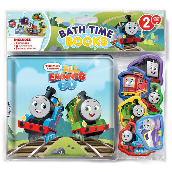 Mattel Thomas On The Go Bath Time Book-9782764358115-Pumpkin Pie Kids Canada