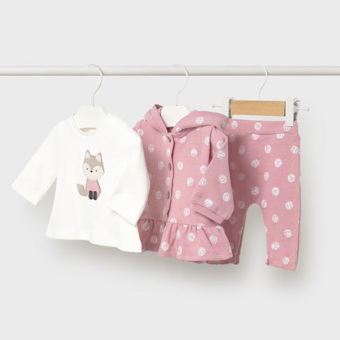 Mayoral 3-Piece Knit Trackset - Orchid-2608-015 2-4M-Pumpkin Pie Kids Canada