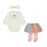 Mayoral 3-Piece Tutu Set - Multicolour-Pumpkin Pie Kids Canada
