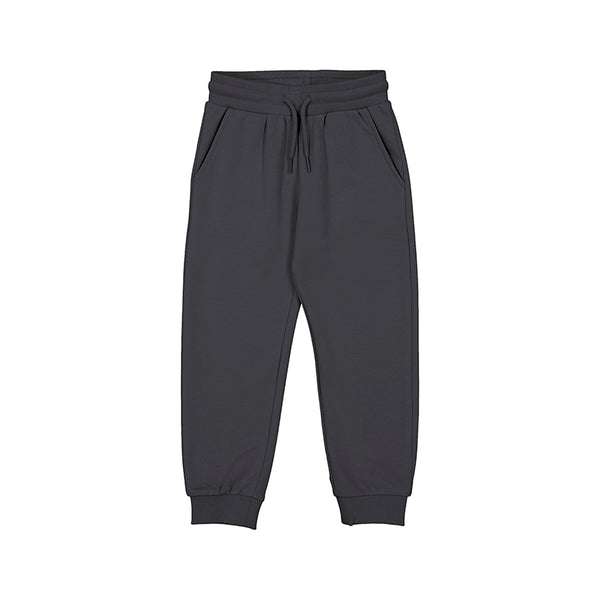Mayoral Basic Cuffed Fleece Jogger - Asphalt-742-088 2-Pumpkin Pie Kids Canada