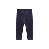 Mayoral Basic Velvet Leggings - Navy-Pumpkin Pie Kids Canada