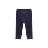 Mayoral Basic Velvet Leggings - Navy-727-091 9M-Pumpkin Pie Kids Canada