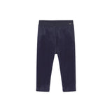 Mayoral Basic Velvet Leggings - Navy-Pumpkin Pie Kids Canada