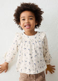 Mayoral Blouse - Cream Anis-4147-027 3-Pumpkin Pie Kids Canada