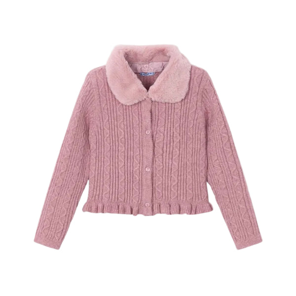 Mayoral Cardigan - Quartz-4324-049 2-Pumpkin Pie Kids Canada