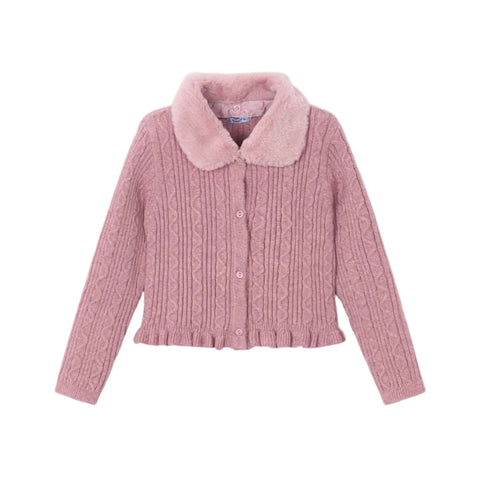 Mayoral Cardigan - Quartz-4324-049 2-Pumpkin Pie Kids Canada