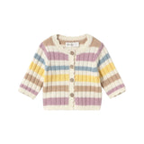 Mayoral Cardigan - Stripe-2301-080 2-4M-Pumpkin Pie Kids Canada