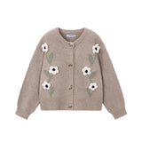 Mayoral Cardigan - Waffle Mix-4323-087 2-Pumpkin Pie Kids Canada
