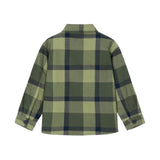 Mayoral Checked Overshirt - Olive-Pumpkin Pie Kids Canada