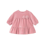 Mayoral Corduroy Dress - Pink-2822-45 2-4M-Pumpkin Pie Kids Canada