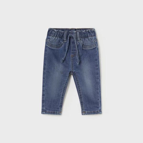Mayoral Denim Pants - Blue-593-002 1-2M-Pumpkin Pie Kids Canada