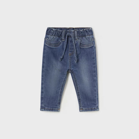 Mayoral Denim Pants - Blue-593-002 1-2M-Pumpkin Pie Kids Canada