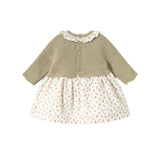 Mayoral Dress - Bayleaf-2805-029 4-6M-Pumpkin Pie Kids Canada