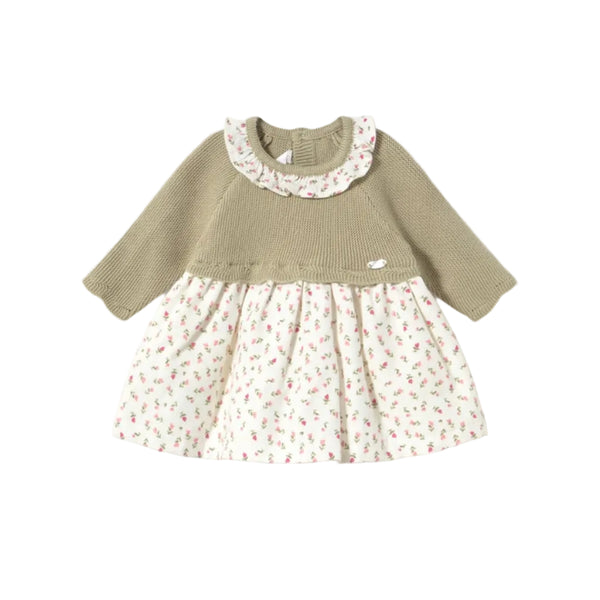 Mayoral Dress - Bayleaf-2805-029 4-6M-Pumpkin Pie Kids Canada