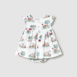 Mayoral Dress with Bloomers - Jade-Pumpkin Pie Kids Canada