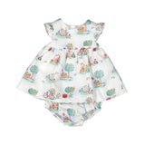 Mayoral Dress with Bloomers - Jade-Pumpkin Pie Kids Canada