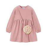 Mayoral Fleece Dress w/Purse - Makeup-Pumpkin Pie Kids Canada