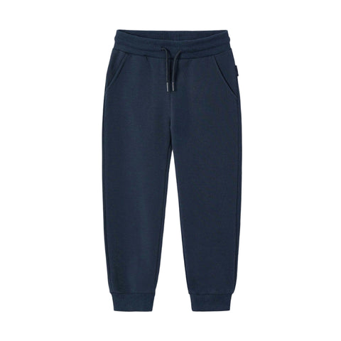 Mayoral Fleece Joggers - Navy-Pumpkin Pie Kids Canada