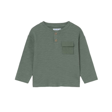 Mayoral Henley Top - Fir-Pumpkin Pie Kids Canada
