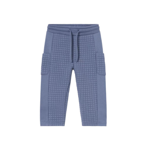 Mayoral Jogger Pants - Steel Blue-Pumpkin Pie Kids Canada