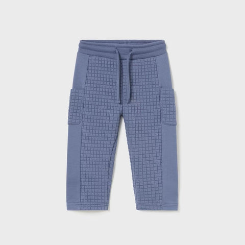 Mayoral Jogger Pants - Steel Blue-Pumpkin Pie Kids Canada