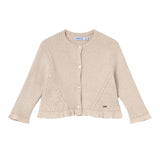 Mayoral Knit Cardigan - Tapioca-Pumpkin Pie Kids Canada