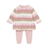 Mayoral Knit Dress & Legging Set - Crystal-Pumpkin Pie Kids Canada