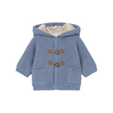 Mayoral Lined Knit Cardigan - Cloud-Pumpkin Pie Kids Canada