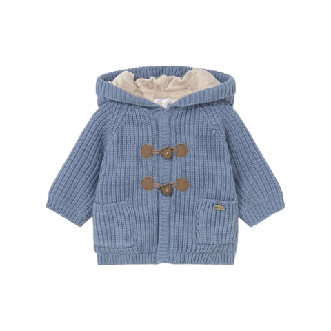 Mayoral Lined Knit Cardigan - Cloud-Pumpkin Pie Kids Canada