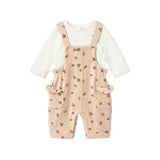 Mayoral Overall Set - Oat-2673-064 2-4M-Pumpkin Pie Kids Canada
