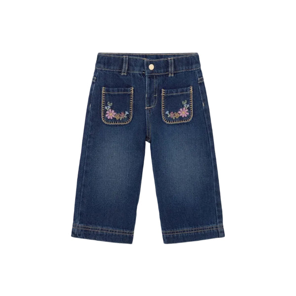 Mayoral Pants - Dark Denim-2554-037 9M-Pumpkin Pie Kids Canada