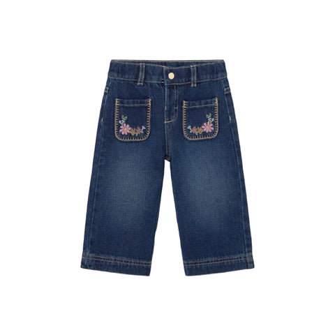 Mayoral Pants - Dark Denim-2554-037 9M-Pumpkin Pie Kids Canada