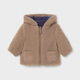 Mayoral Reversible Coat - Indigo-2412-056 4-6M-Pumpkin Pie Kids Canada